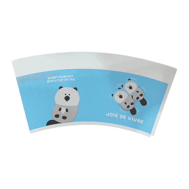 7oz biologische afbreekbare afdrukpapierbekerventilator